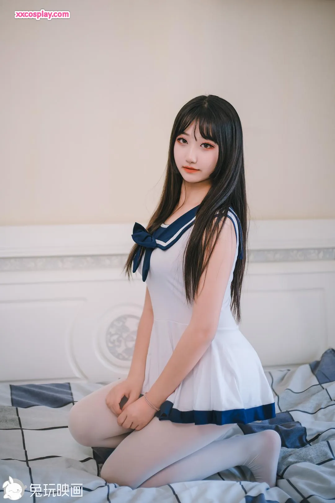 兔玩映画 蓝色水手裙写真集